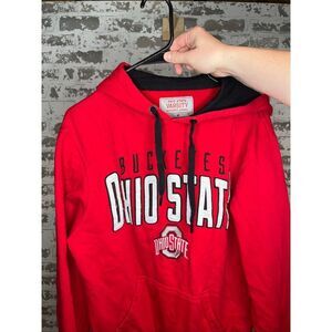Ohio state varsity | mens buckeye red hoodie